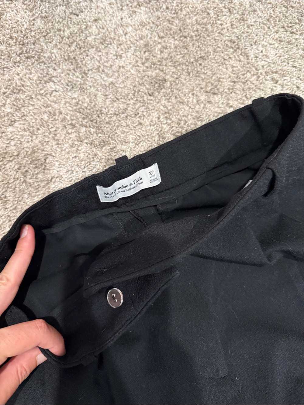 Abercrombie Sloane Tailored Pant size 27 long - Picture 3 of 5